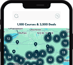 TeeTime Golf Pass app - half