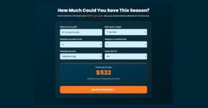 Golf Savings Calculator