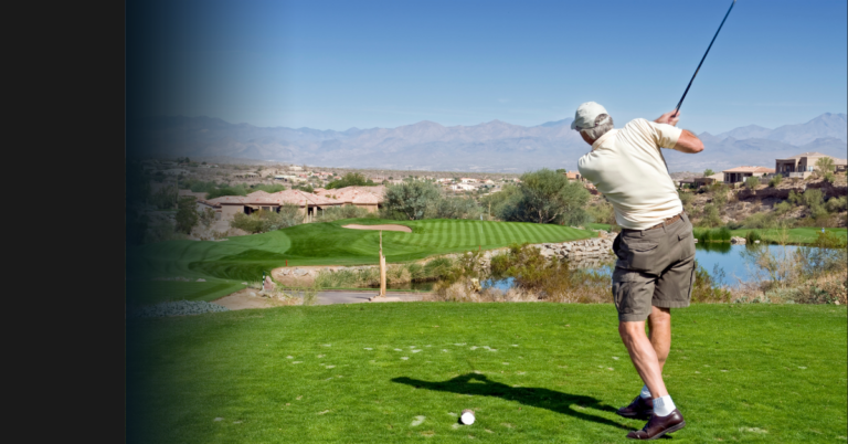 Senior golfer
