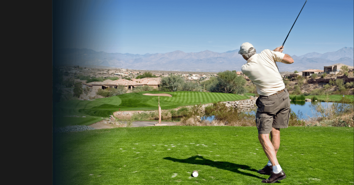 Senior golfer